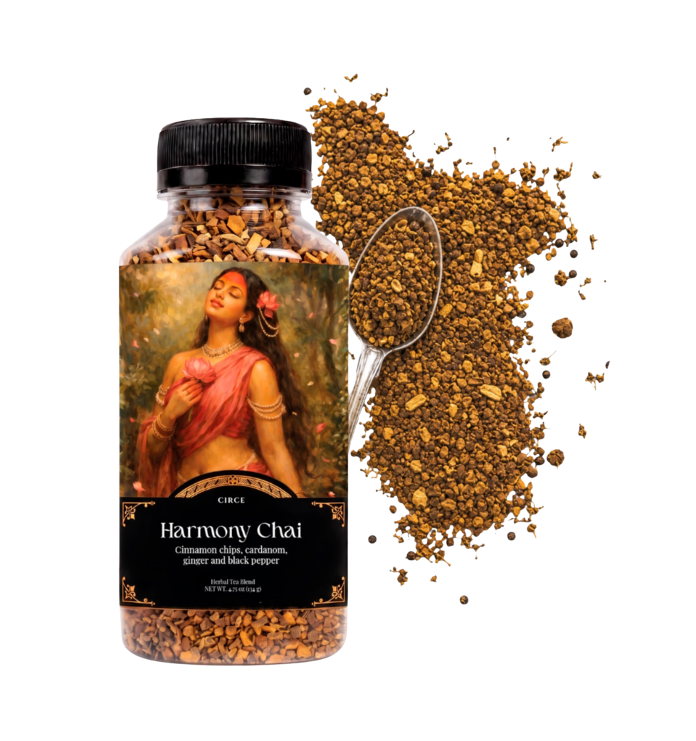 Harmony Chai — Black Tea, Cinnamon, Cardamom & Ginger