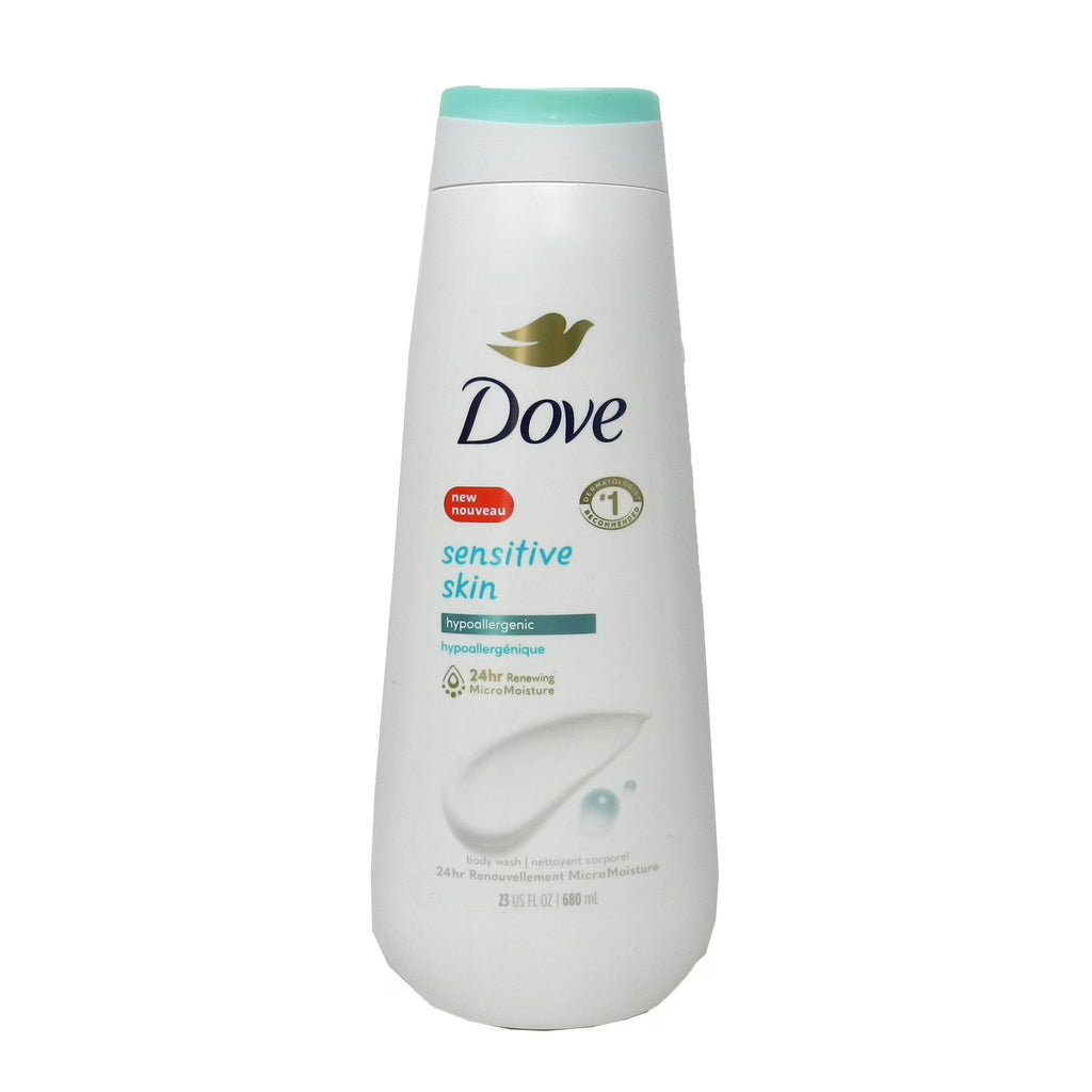 Dove Sensitive Body Wash, 23 fl oz, 3 Pack