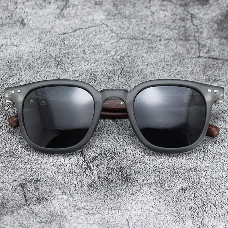 Men’s Vintage PC Frame Sunglasses - Classic Brand Driving Eyewear with Coating Lens