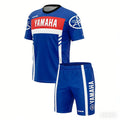 YAMAHA Summer Performance Motorcycle Riding T-Shirt Set