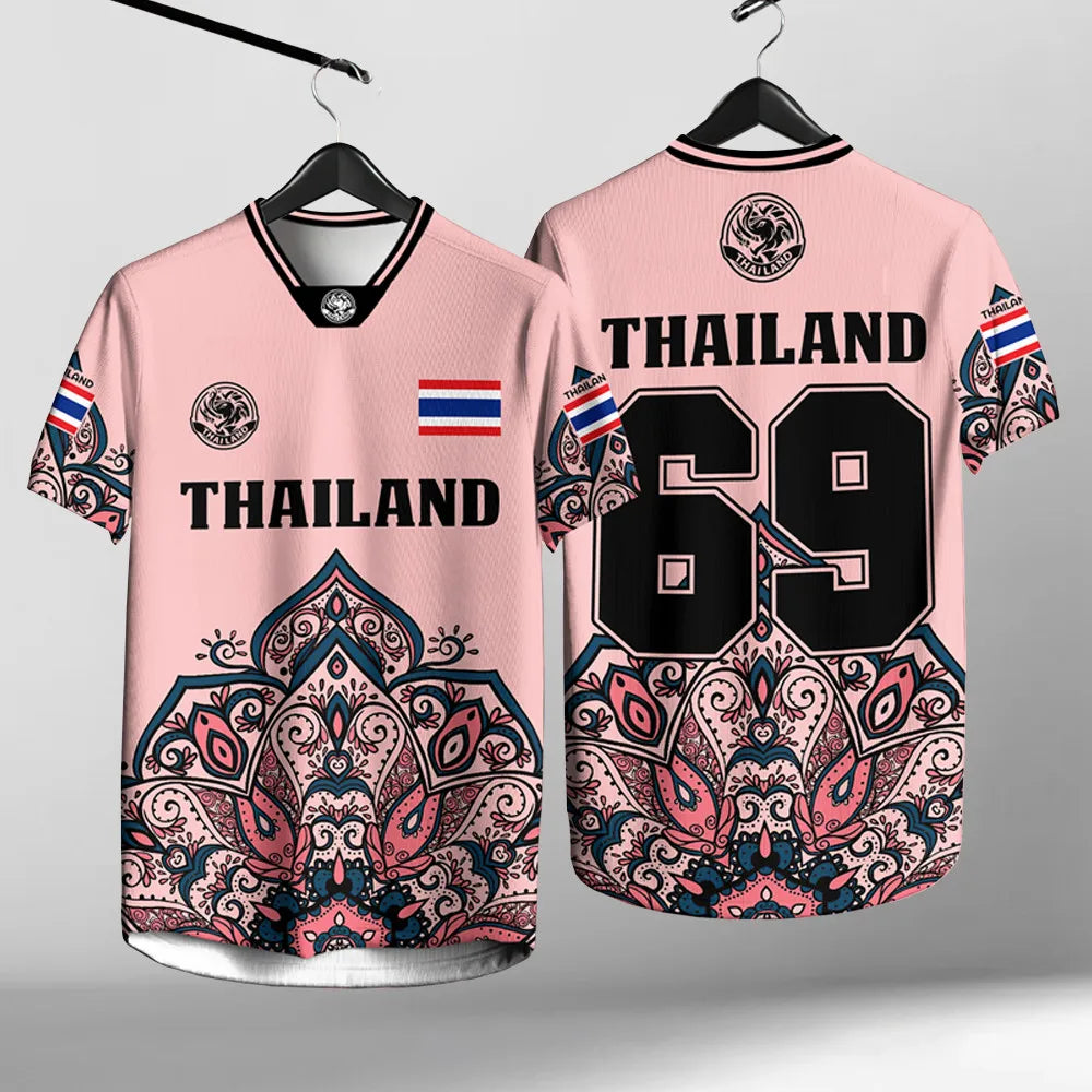 Men And Women Elephant Thailand 3D Printed Round Neck Short Sleeve Summer Street T-shirt Men's High Quality Oversized Breathable