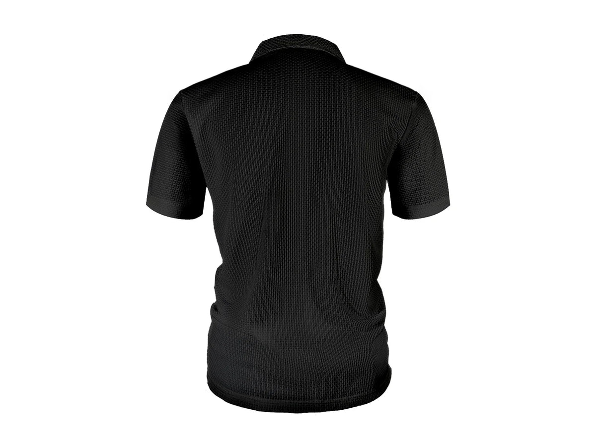 Cool Breeze Men’s Summer Ice Silk Lapel Pocket Polo Shirt