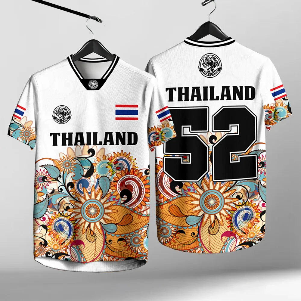 Men And Women Elephant Thailand 3D Printed Round Neck Short Sleeve Summer Street T-shirt Men's High Quality Oversized Breathable