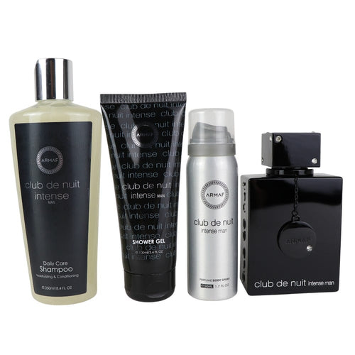 Armaf Club De Nuit Intense Man EDP Gift Set of 4 pcs. 3.4oz