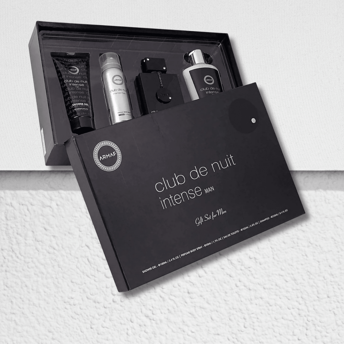 Armaf Club De Nuit Intense Man EDP Gift Set of 4 pcs. 3.4oz