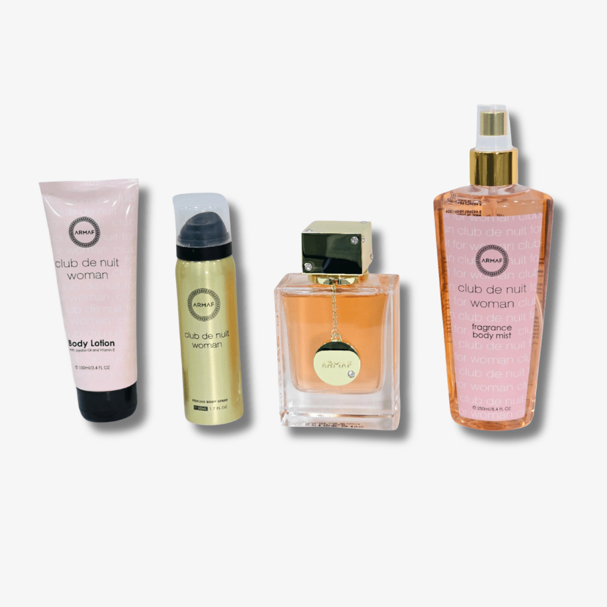 Armaf Club De Nuit Woman EDP Gift Set of 4 pcs. 3.4oz