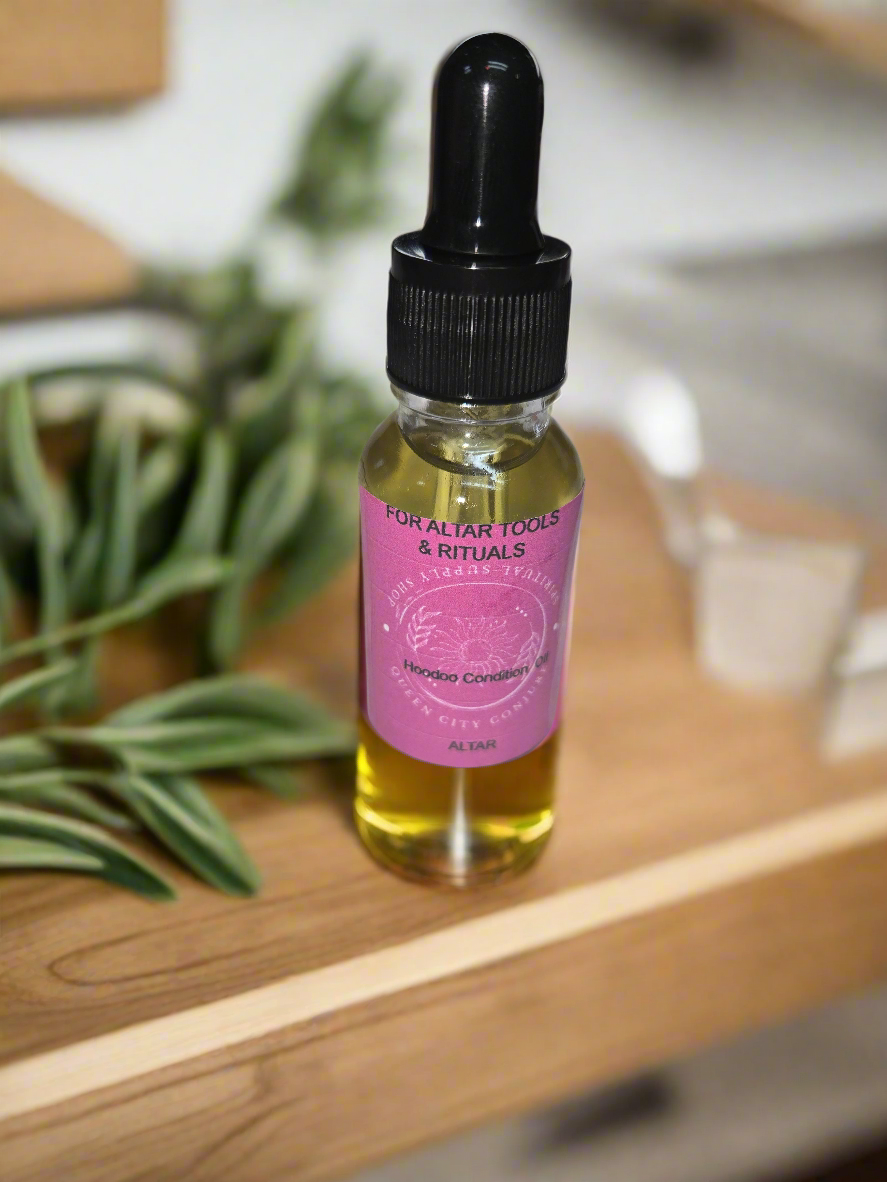 Altar Oil - Consecrate Sacred Space & Ritual Tools Hoodoo Oil