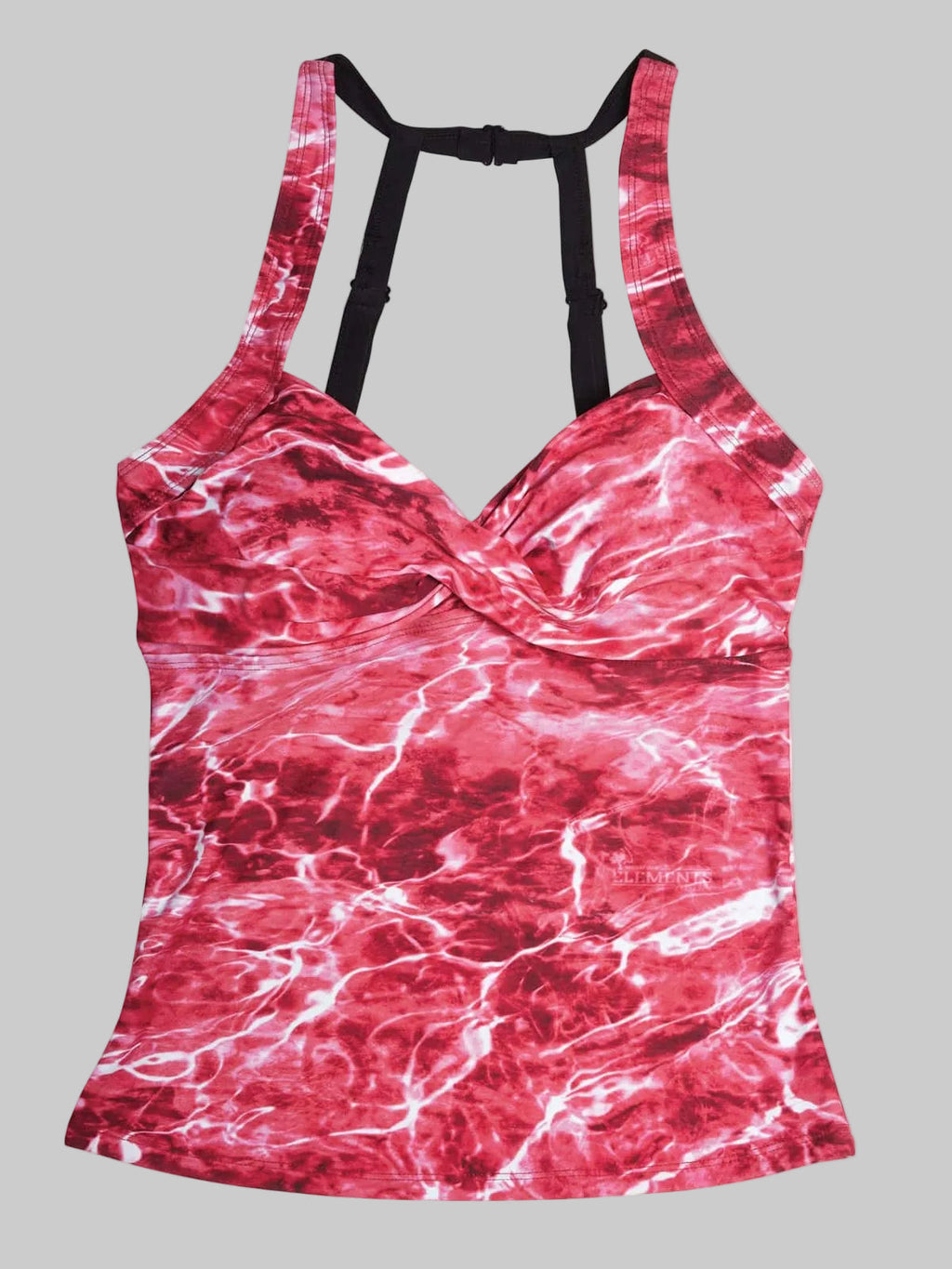 Women's Camo Tankini Swimsuit - Anemone Black Hunting Swimwear - Wilderness Dreams
